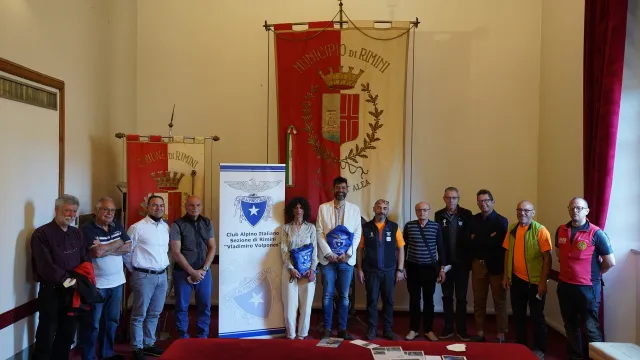 Il CAI in visita in sala Giunta