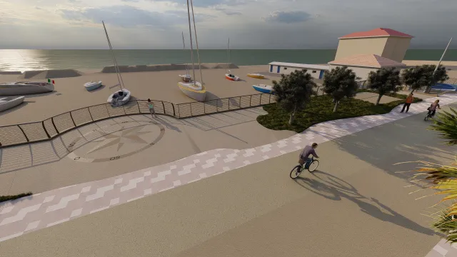 rendering circolo velico torre pedrera