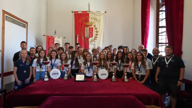 delegazione frisbee riminese