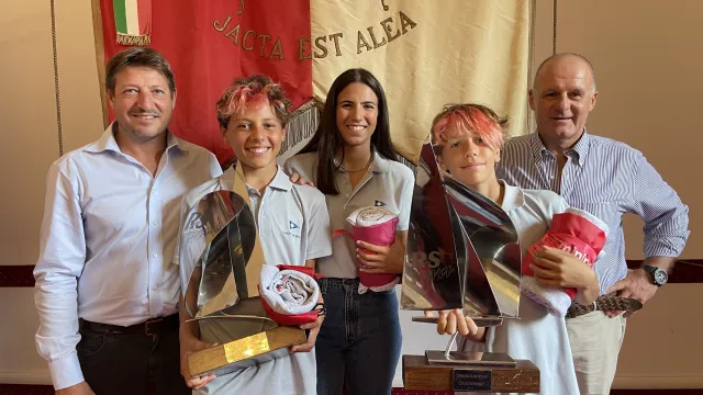 Diego Leone Severi, timoniere, Vittorio Collini, prodiere