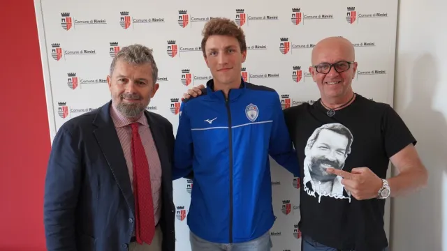 Ass.re Moreno Maresi, l’atleta Alessio Crociani e Daniele Tosi