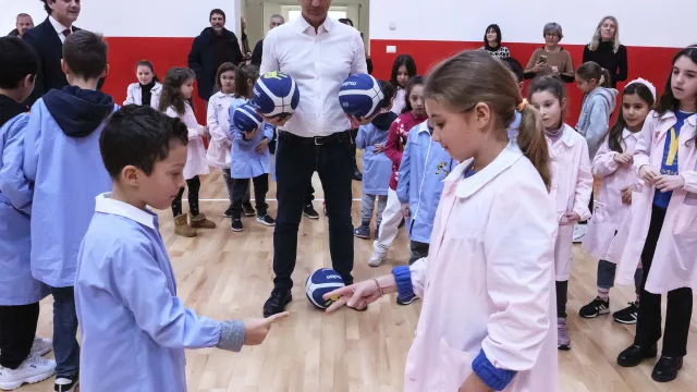 Inaugurata la nuova palestra della scuola Montessori