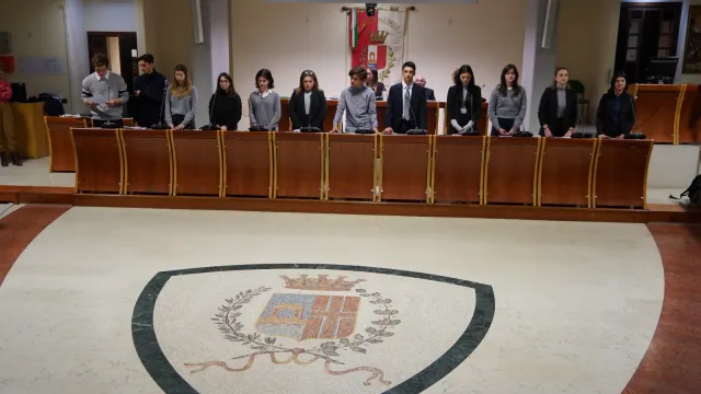 Gli studenti protagonisti del Consiglio comunale Straordinario