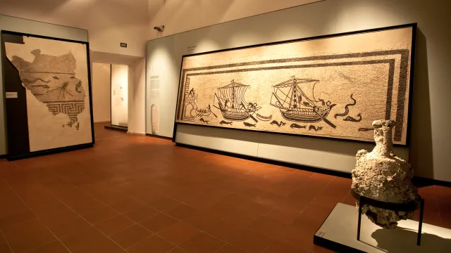 museo archeologico - mosaico delle barche