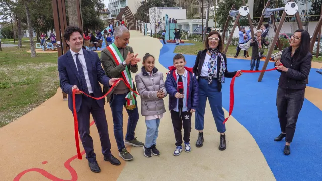 Inaugurazione della “Foresta del mare”, nuova area giochi inclusiva nel tratto 1 del Parco del Mare