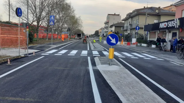 riapertura Via Coriano