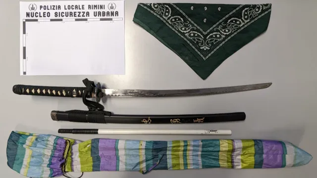 materiale sequestrato