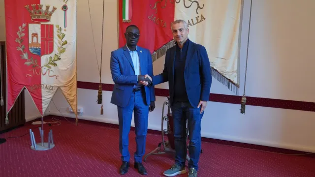 Parlamentare del Senegal e Sindaco del Comune di Fimela, Karim Sene