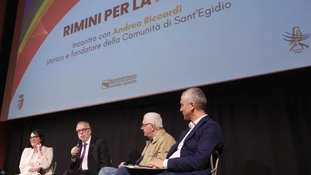  lectio magistralis “Rimini per la pace” dello storico Andrea Riccardi 