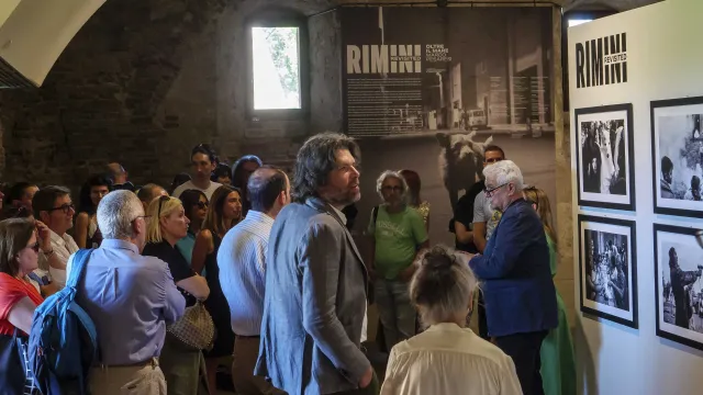 Inaugurazione Rimini Revisited - Oltre il mare. Marco Pesaresi