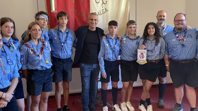 scout ricevuti in residenza