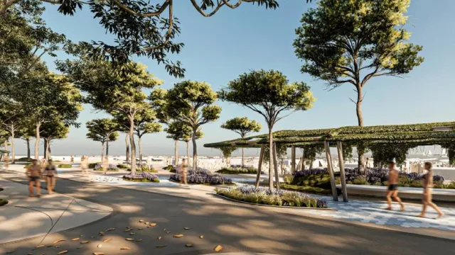 rendering tratto 7 Parco del mare