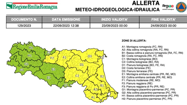 allerta 129/2023