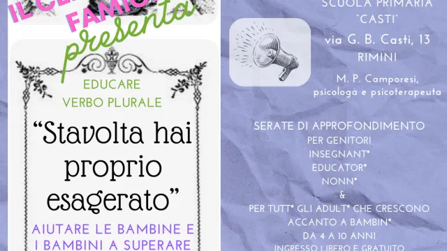 Centro per le Famiglie appuntamento di martedì 30 gennaio