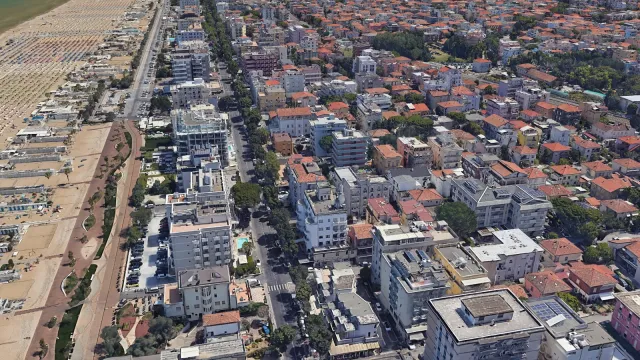 Veduta aerea viali delle Regine