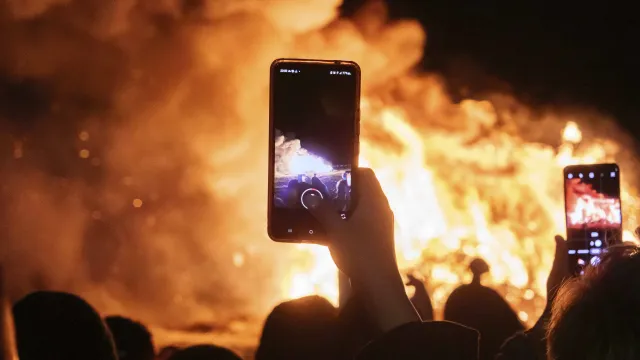 Fogheraccia al porto