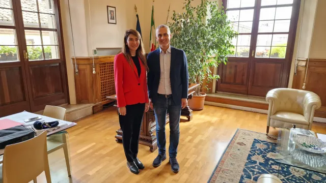 Laura Nicoleta Nasta, Console Generale della Romania con il Sindaco di Rimini