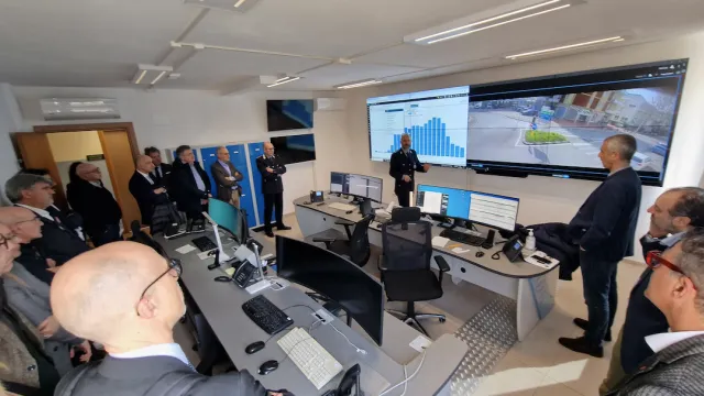 Le associazioni di categoria in visita alla nuova centrale operativa della Polizia Locale