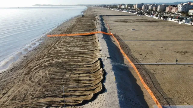 preparazione delle spiagge 2024