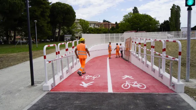 sottopasso ciclo pedonale di via della Fiera