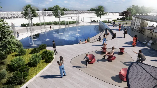 Rendering Piazza Marvelli