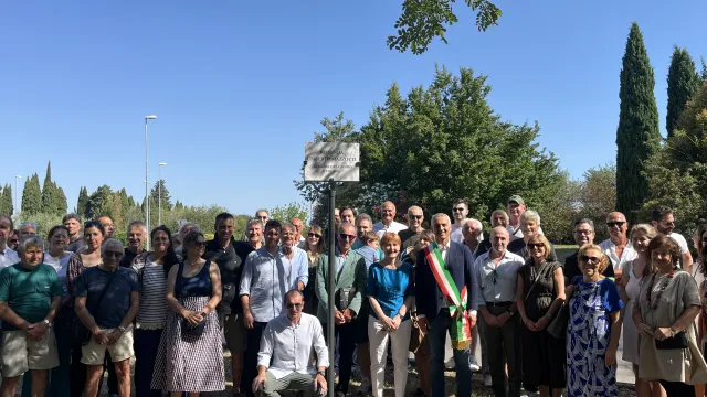 San VIto intitolazione della rotonda dedicata a Umberto Mazzotti