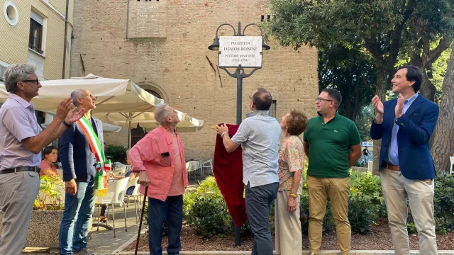Piazzetta "Demos Bonini" - cerimonia inaugurativa