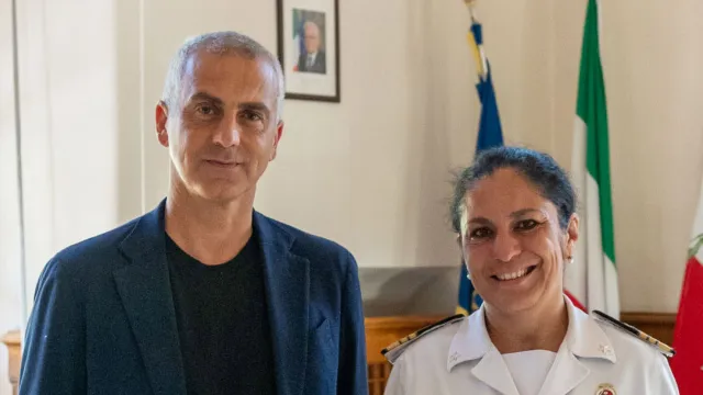 il sindaco sadegholvaad e comandante capozzella