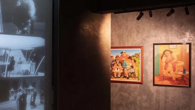 mostra dipingere in dialetto