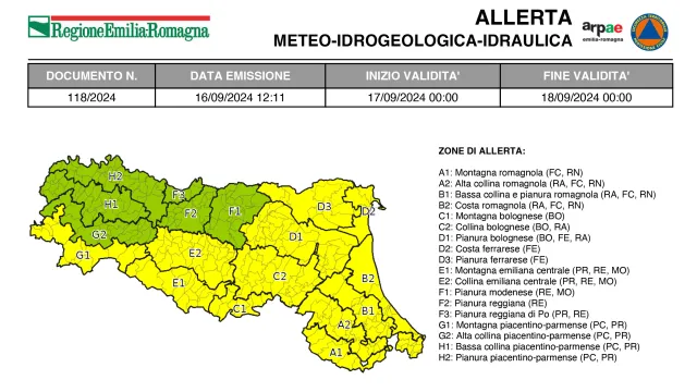 allerta 118/2024