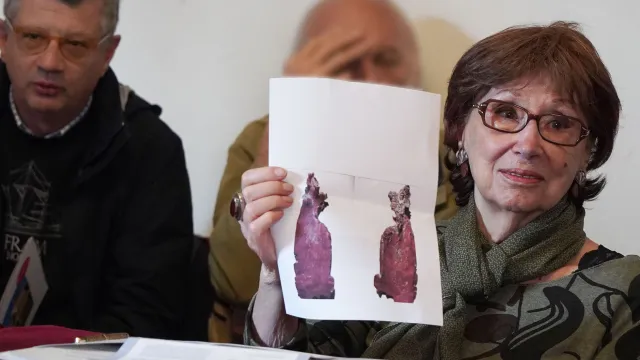 vedova montemaggi scheggia della bomba