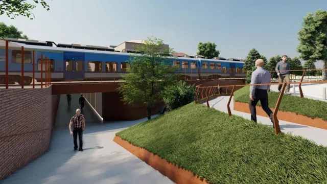 rendering sottopasso centrale