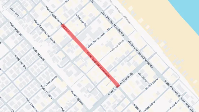 lavori via marconi miramare