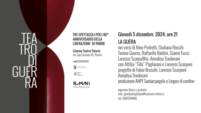 Rassegna “Rimini teatro di guerra”