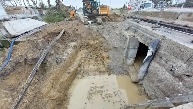 sottopasso ciclopedonale della rotatoria tra via Verenin Grazia e la Statale 16