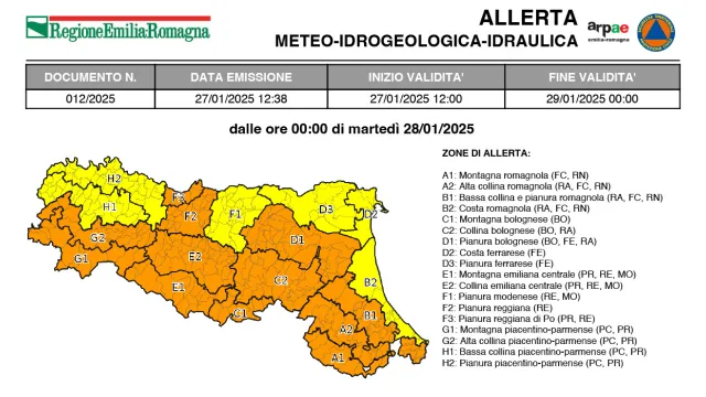allerta meteo n. 12/2025
