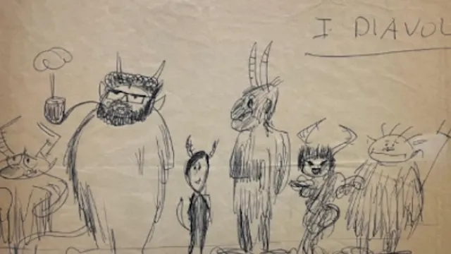 I disegni di Federico Fellini nella collezione di Danilo Donati