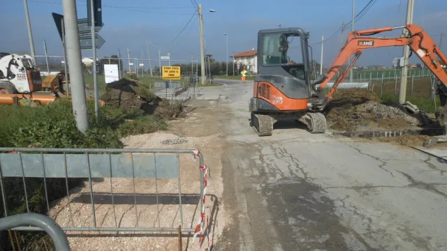 Lavori in via Orsoleto