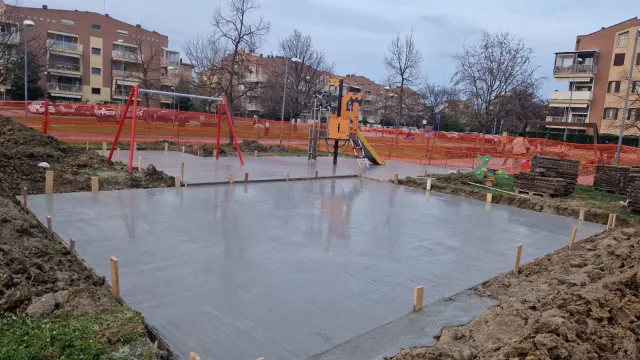 rinnovate le aree gioco per i bambini