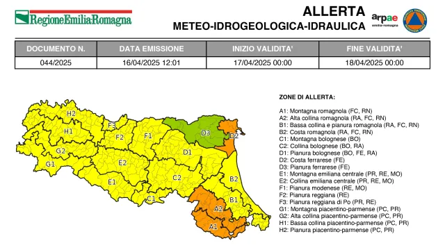 allerta 44/2025
