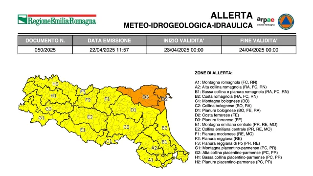 allerta 50/2025