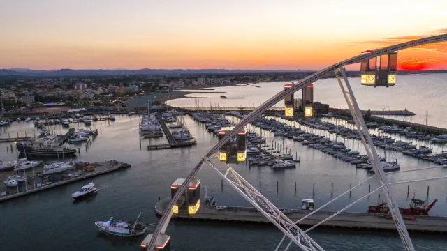 Veduta dalla Ruota panoramica (Foto di Giorgio Salvatori)