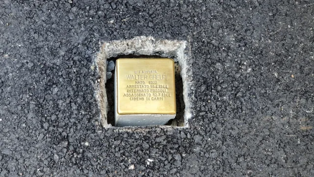 Pietra di inciampo Walter Ghelfi