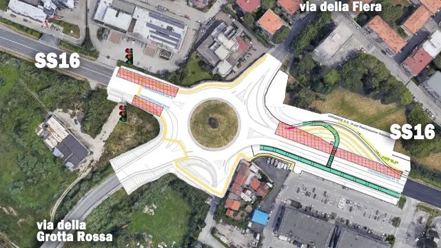 Rotatoria via della Fiera